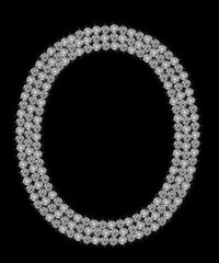 Buchstabe O Diamannt