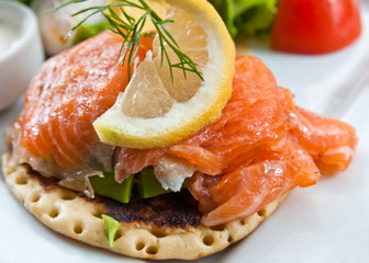 Fresh Salmon with lemon