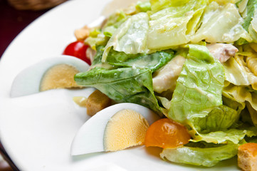 Delicious fresh salad with tomatoes