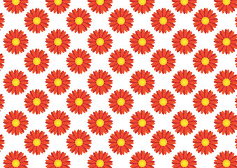 Blumen-Wallpaper Rot