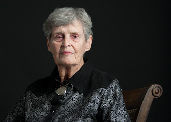 Portait of an 83 year old woman