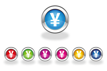 Yen Currency icon/button