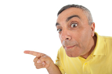 Surprised man
