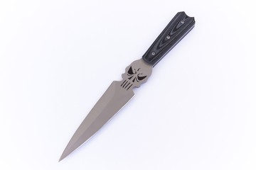 Cuchillo con una calavera