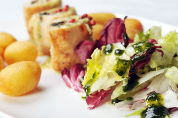 turkey fillet with cheese