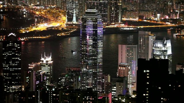 Hongkong bei Nacht (Video)