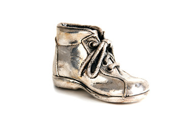 silver shoe