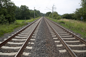 Obraz premium Schienen