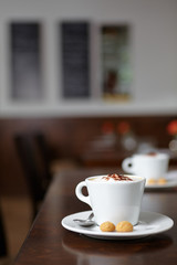 Pause im Café