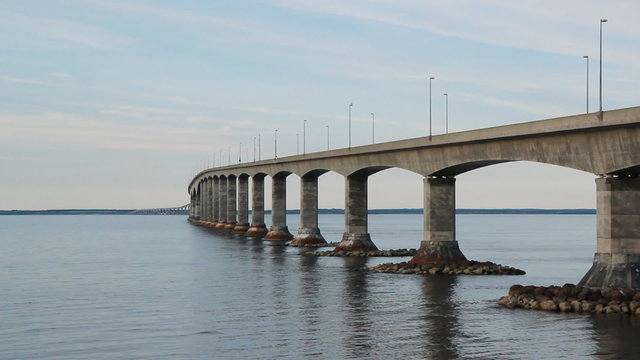 Confederation Bridge Links New Brunswick And PEI.