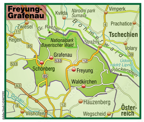 "Landkreis Freyung-Grafenau Variante5" Stockfotos und lizenzfreie
