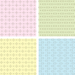 Set of retro backgrounds