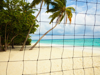 Beach volleyball place
