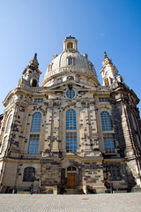 Obraz premium Dresdens rebuilt Frauenkirche