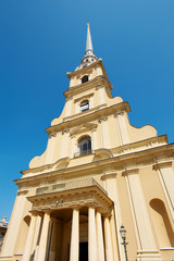 Peter and Paul cathedral, the oldest landmark in St Petersburg