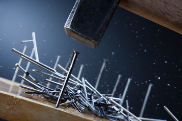 Hitting the nail © Sergey Novikov