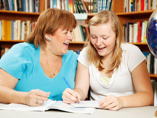 Studying with Mom