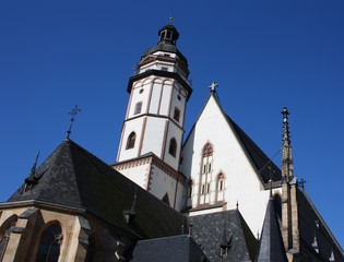 Fototapeta na wymiar Thomaskirche w Lipsku