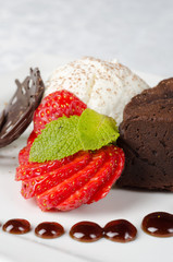 Chocolate flan