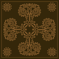 tribal folk design