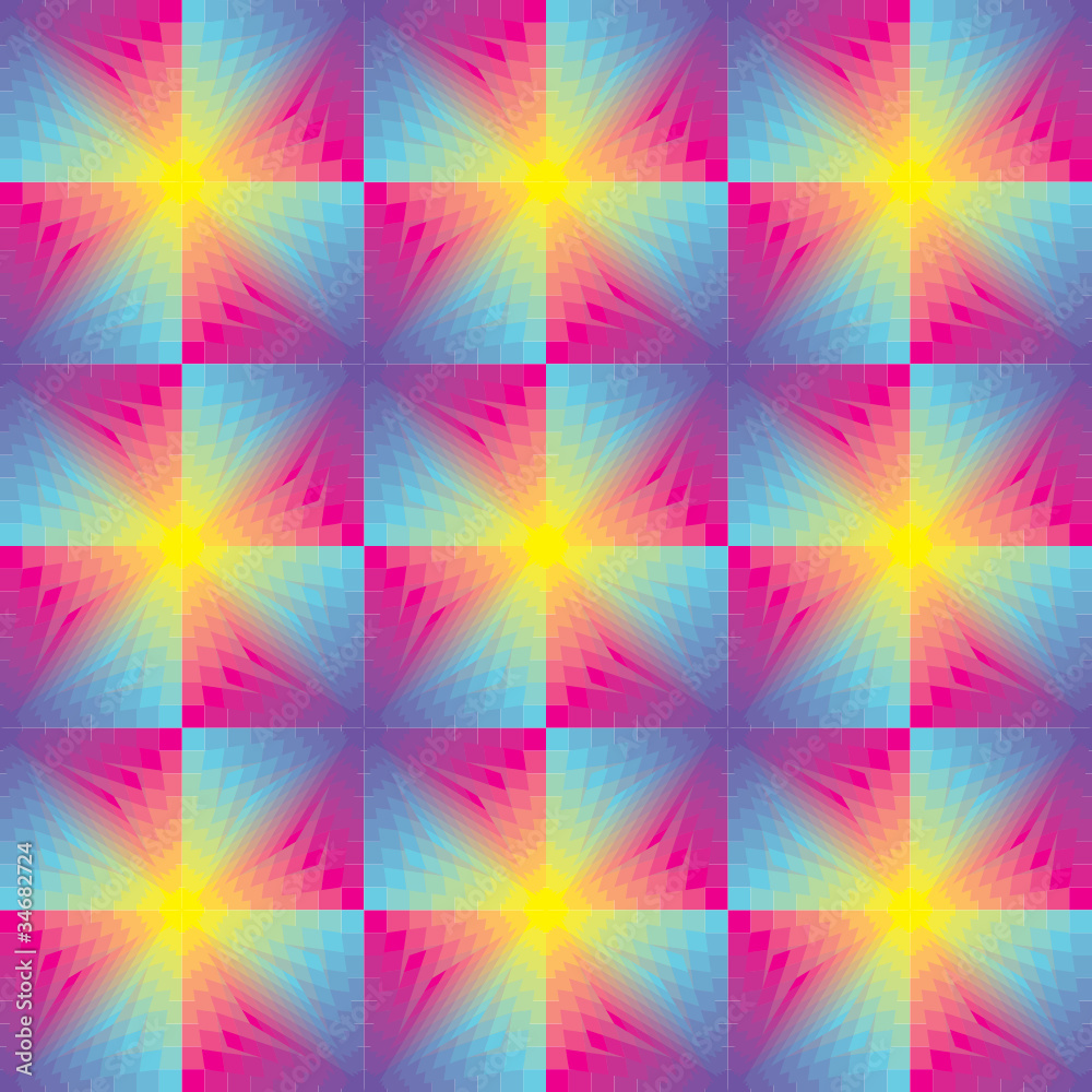 Aufkleber abstract seamless square vector mosaic background