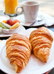 Breakfast with coffee
