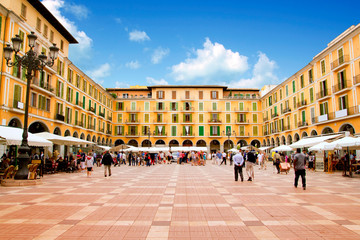 Majorca Plaza Mayor in Palma de Mallorca