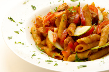 Pasta with vegetables