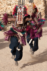 Antelope mask and the Dogon dance, Mali.
