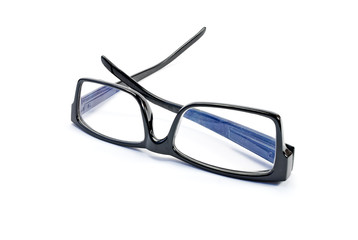 Eyeglasses isolated on white.