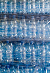 Packaged water bottles