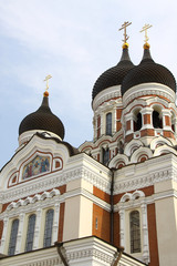 Fototapeta na wymiar Alexander Nevsky Cathedral Orthodox in Tallin