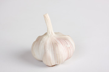 Garlic isolated on white background