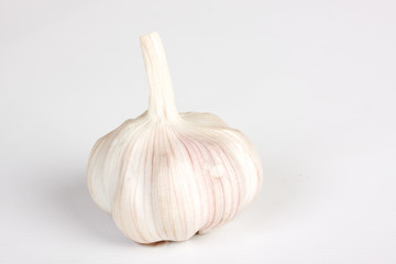 Garlic isolated on white background