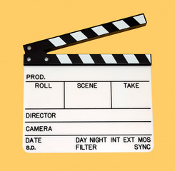 Obraz premium movie clap