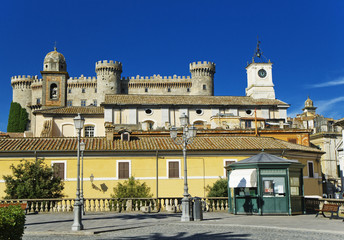 Fototapeta na wymiar A View of Bracciano city, Lazio, Italy