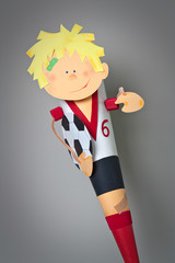 Schultür selbstgebastelt