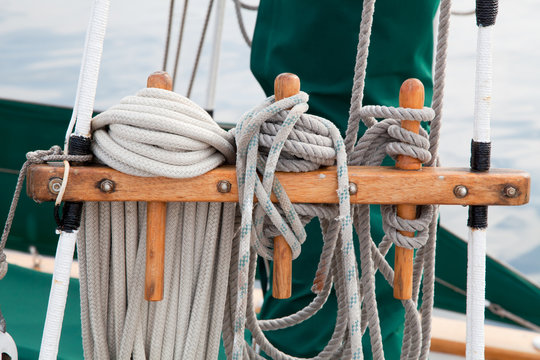 Seile, Takelage vom Segelsport