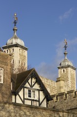 Fototapeta na wymiar Tower of London. Historic fortress in England