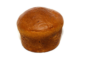 isolated bread on white background