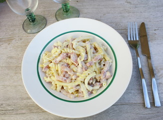 pâtes à la carbonara