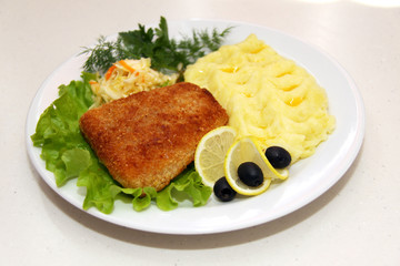breaded pork chop