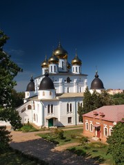 Fototapeta na wymiar Cathedral of Dmitrov city