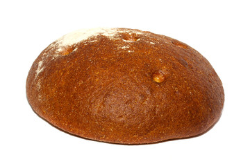 isolated bread on white background