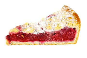 delicous crumb cake with plum