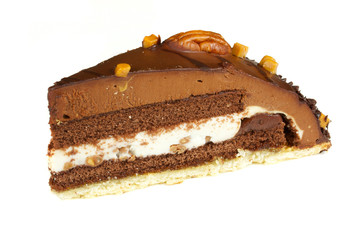 cake truffle with black chocolate