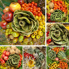 fall vegetable compositions