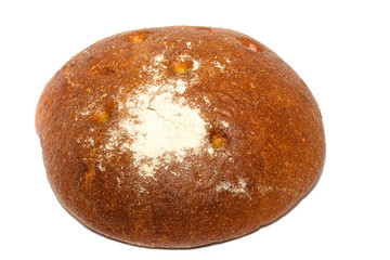 isolated bread on white background