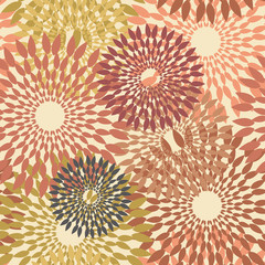 Beautiful seamless flowers