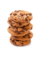 Chocolate cookies pile
